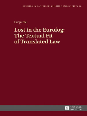 cover image of Lost in the Eurofog